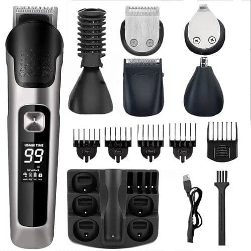 image-All In 1 Hair Trimmer For Men Beard Grooming Kit Electric Shaver Body