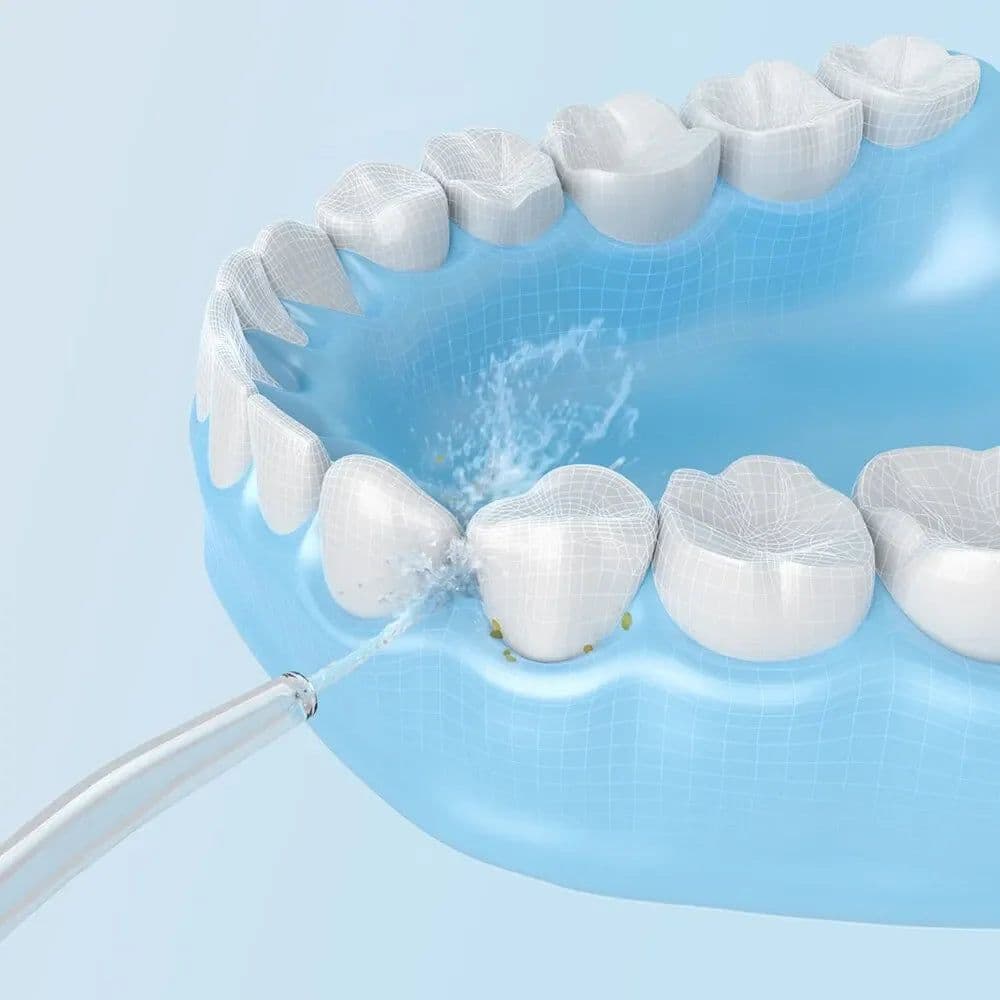image-Portable Oral Irrigator Water Flosser Bucal Oral Cleaner Water Thread
