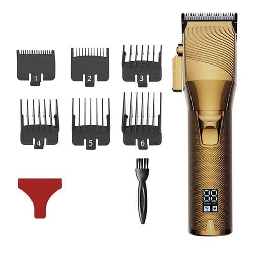 image-Men's Barber Clipper Hair Clipper Set Cordless Hair Clipper Beard