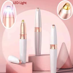 image-Electric Eyebrow Trimmer USB Charging Hair Removal Razor Portable