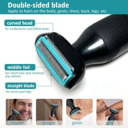 image-Intimate Pubic Haircut Shaver Lady Sensitive Areas Razor Bikini