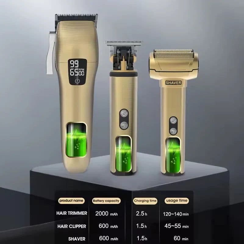 image-Waterproof New Hair Clipper Professional Hair Trimmer Nose Trimmer