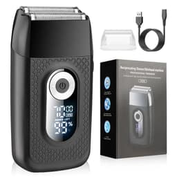 image-Professional Rechargeable Electric Shaver LCD Display Portable
