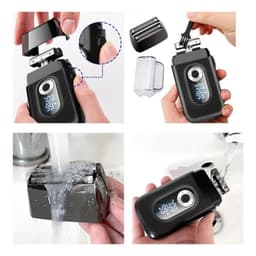 image-Professional Rechargeable Electric Shaver LCD Display Portable