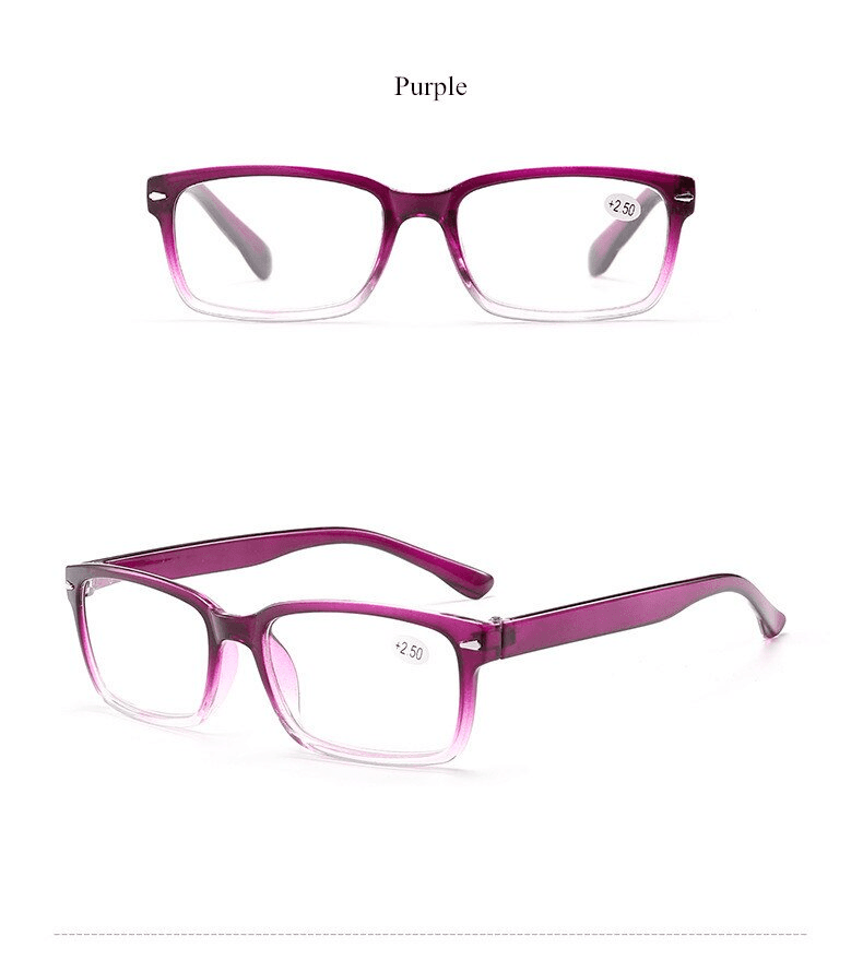 image-Reading Glasses Mens Womens Unisex Readers 4 PACK Square Frame New