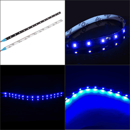 image-Lot Waterproof 12''/15 DC 12V Motor LED Strip Underbody Light For Car