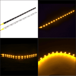 image-Lot Waterproof 12''/15 DC 12V Motor LED Strip Underbody Light For Car