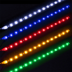 image-Lot Waterproof 12''/15 DC 12V Motor LED Strip Underbody Light For Car