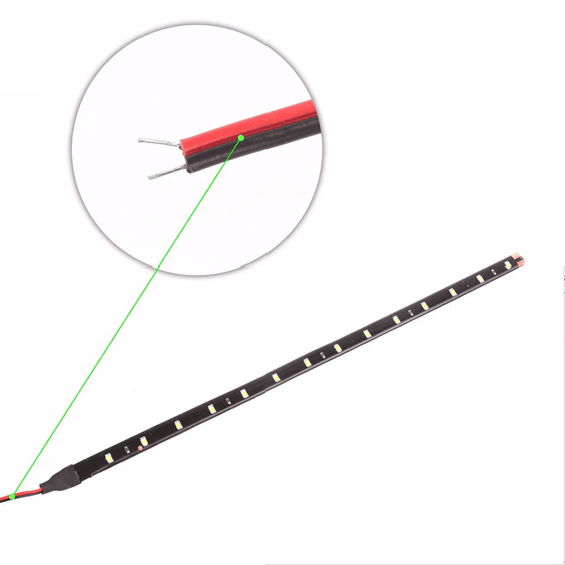 image-Lot Waterproof 12''/15 DC 12V Motor LED Strip Underbody Light For Car
