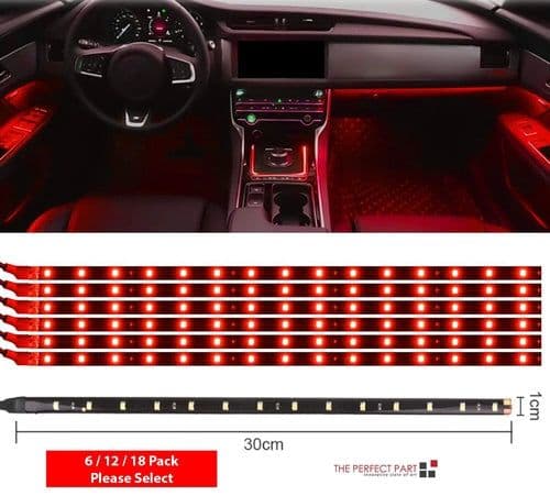 image-Lot Waterproof 12''/15 DC 12V Motor LED Strip Underbody Light For Car
