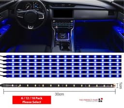 image-Lot Waterproof 12''/15 DC 12V Motor LED Strip Underbody Light For Car