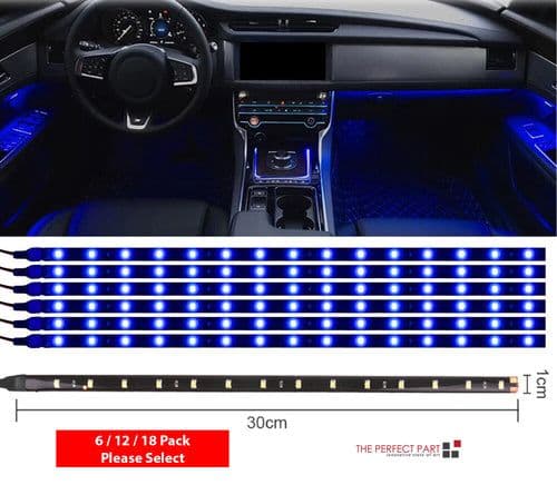 image-Lot Waterproof 12''/15 DC 12V Motor LED Strip Underbody Light For Car