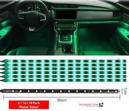 image-Lot Waterproof 12''/15 DC 12V Motor LED Strip Underbody Light For Car
