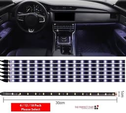 image-Lot Waterproof 12''/15 DC 12V Motor LED Strip Underbody Light For Car