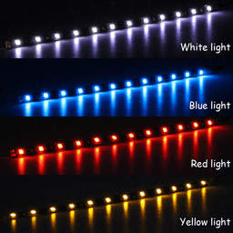 image-Lot Waterproof 12''/15 DC 12V Motor LED Strip Underbody Light For Car