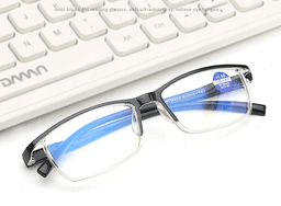 image-4 Pairs Anti-Blue Light Reading Glasses HD Lenses Spring Hinge Readers