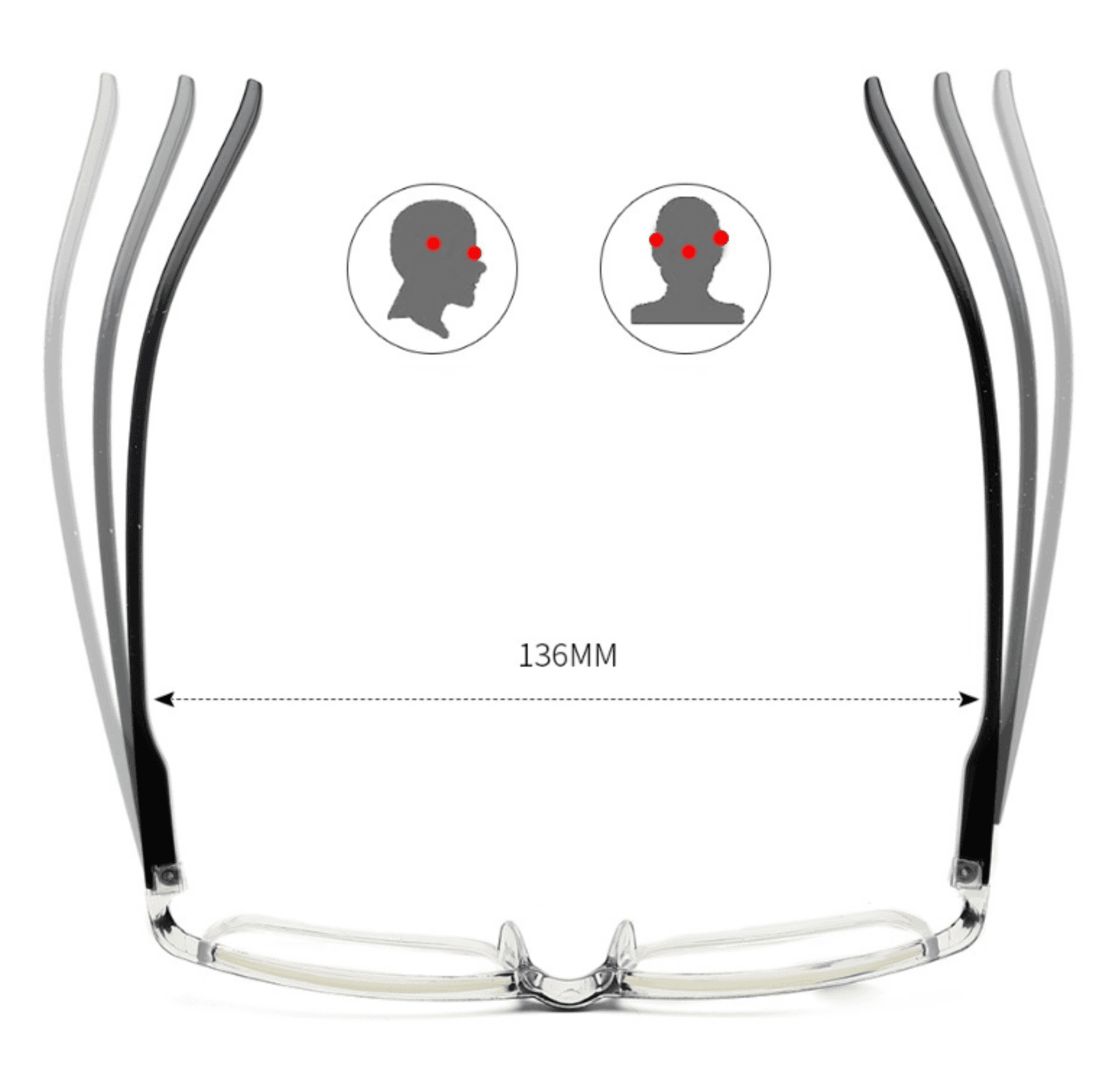 image-4 Pairs Anti-Blue Light Reading Glasses HD Lenses Spring Hinge Readers