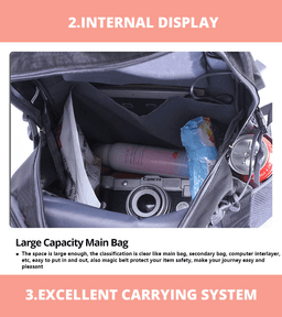 image-40L Men Women Travel Backpack Rucksack Camping Laptop Hiking School