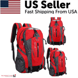 image-40L Men Women Travel Backpack Rucksack Camping Laptop Hiking School
