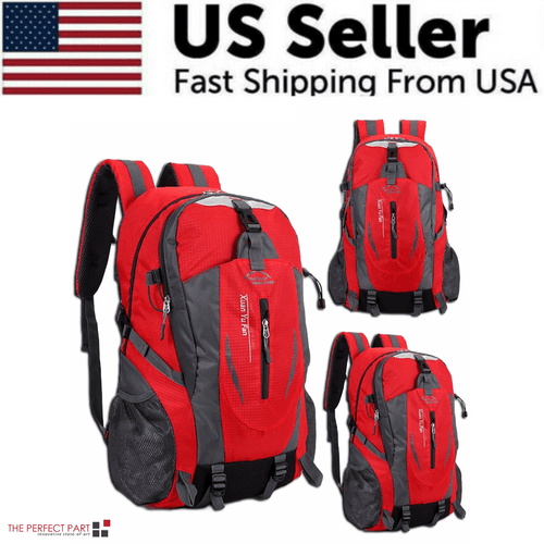 image-40L Men Women Travel Backpack Rucksack Camping Laptop Hiking School