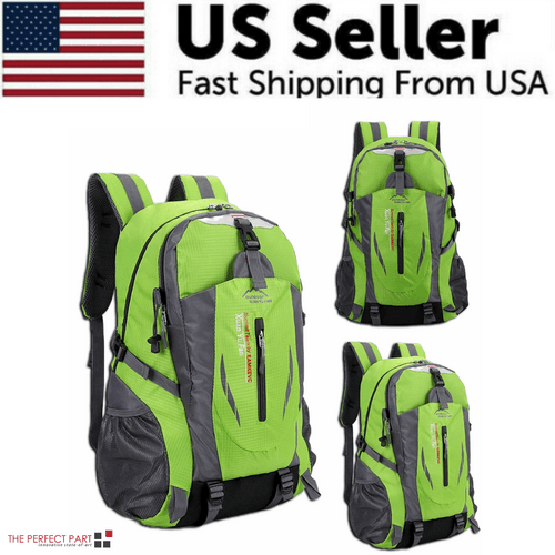 image-40L Men Women Travel Backpack Rucksack Camping Laptop Hiking School