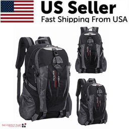 image-40L Men Women Travel Backpack Rucksack Camping Laptop Hiking School