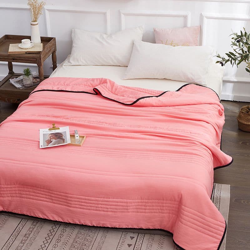 image-New Washed Cotton Children's Air Conditioning Quilt - Summer Thin Quilt