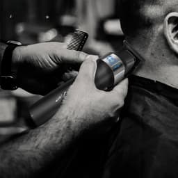 image-Hair Clipper Professional Men's Hair Trimmer Rechargeable Household