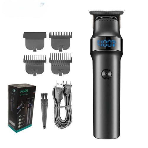 image-Hair Clipper Professional Men's Hair Trimmer Rechargeable Household