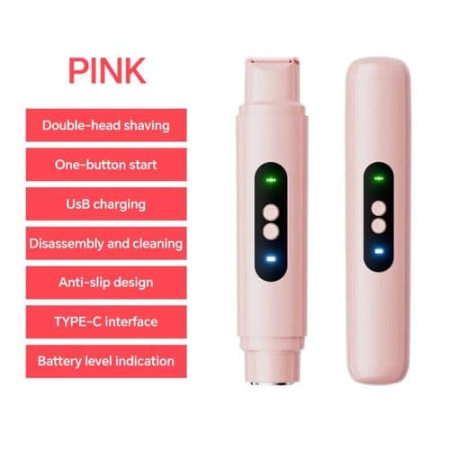 image-2 in 1 Bikini Trimmer for Women Hair Removal Rechargeable Electric
