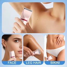 image-Women Epilator 3 In 1 Electric Hair Shaver Portable Wireless