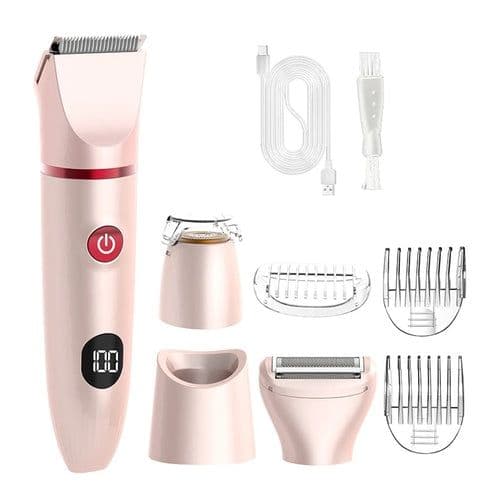 image-Women Epilator 3 In 1 Electric Hair Shaver Portable Wireless
