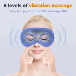 image-3D Eye Mask 6 level Vibration Eye Mask 3 Level Heated Electric Steam