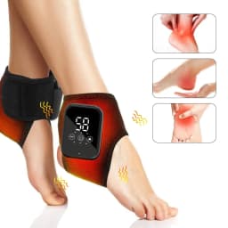 image-Foot Heat Massager Hot Compresses Vibration Massager Ankle Protection