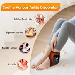 image-Foot Heat Massager Hot Compresses Vibration Massager Ankle Protection