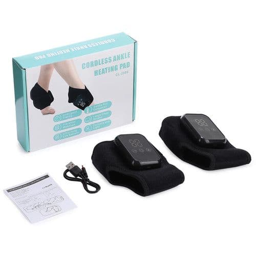image-Foot Heat Massager Hot Compresses Vibration Massager Ankle Protection