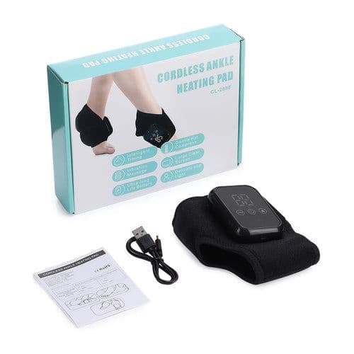 image-Foot Heat Massager Hot Compresses Vibration Massager Ankle Protection