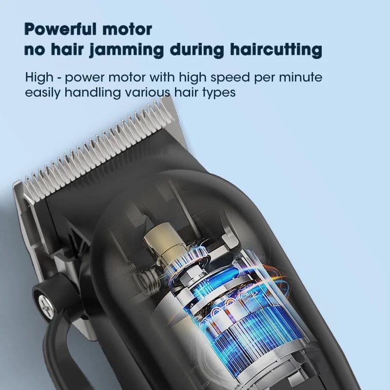 image-3-in-1 Hair Cleaning Set Intelligent Digital Hair Clipper Home Oil