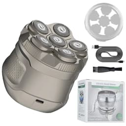 image-Men's 6D Magnetic Blade Rechargeable Electric Shaver Full Body Water