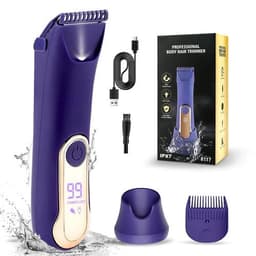 image-Electric Groin & Body Hair Trimmer Full Body Waterproof Hair Clipper