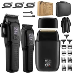 image-Men's Cordless Professional Hair Clipper Carving Electric Pusher