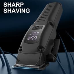 image-Men's Cordless Professional Hair Clipper Carving Electric Pusher