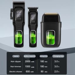 image-Men's Cordless Professional Hair Clipper Carving Electric Pusher