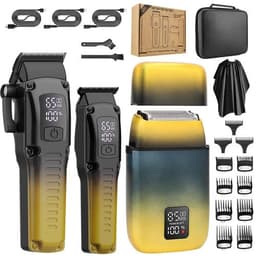 image-Men's Cordless Professional Hair Clipper Carving Electric Pusher