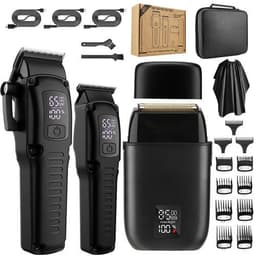 image-Men's Cordless Professional Hair Clipper Carving Electric Pusher