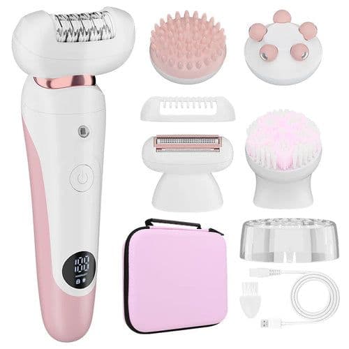 image-5-in-1 Hair Cleaning and Maintenance Set LCD Digital Shaver Full Body