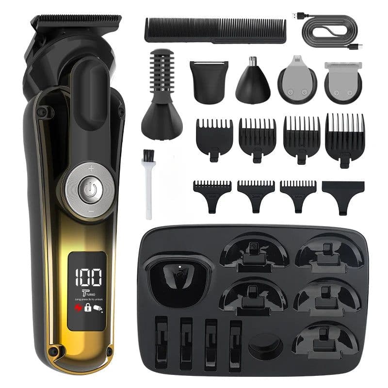 image-6 in 1 Men's Multifunctional Professional Electric Hair Clipper Nose