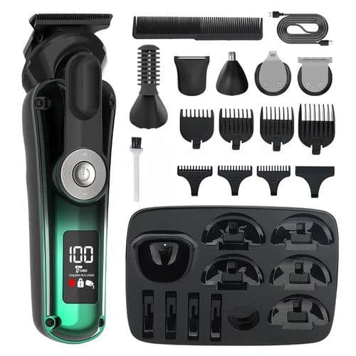 image-6 in 1 Men's Multifunctional Professional Electric Hair Clipper Nose