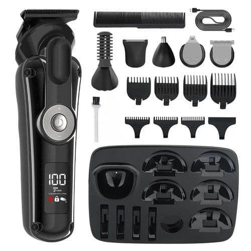 image-6 in 1 Men's Multifunctional Professional Electric Hair Clipper Nose