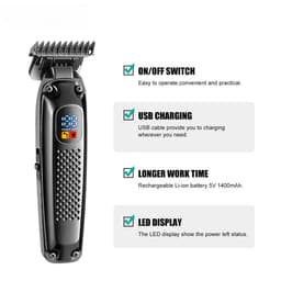 image-Hair Cutting Machine Professional Hair Trimmer Rechargeable Haircut